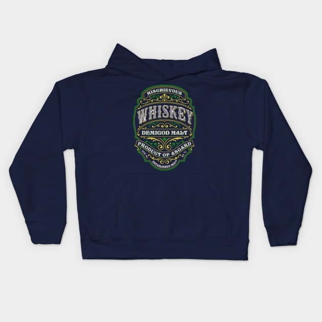 Asguard Whiskey Kids Hoodie by CoDDesigns